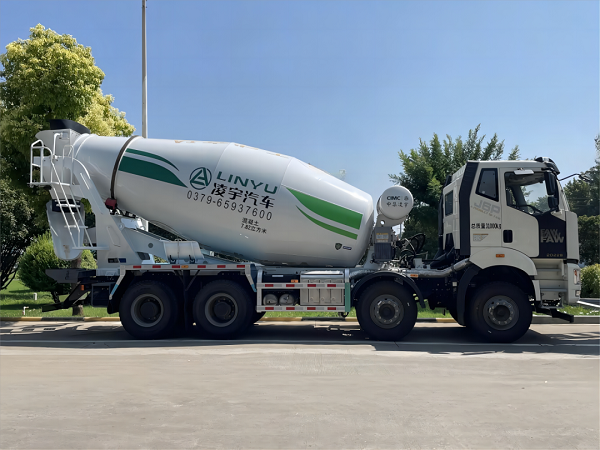 【發(fā)車新聞】解放&凌宇一體化攪拌車交付客戶！